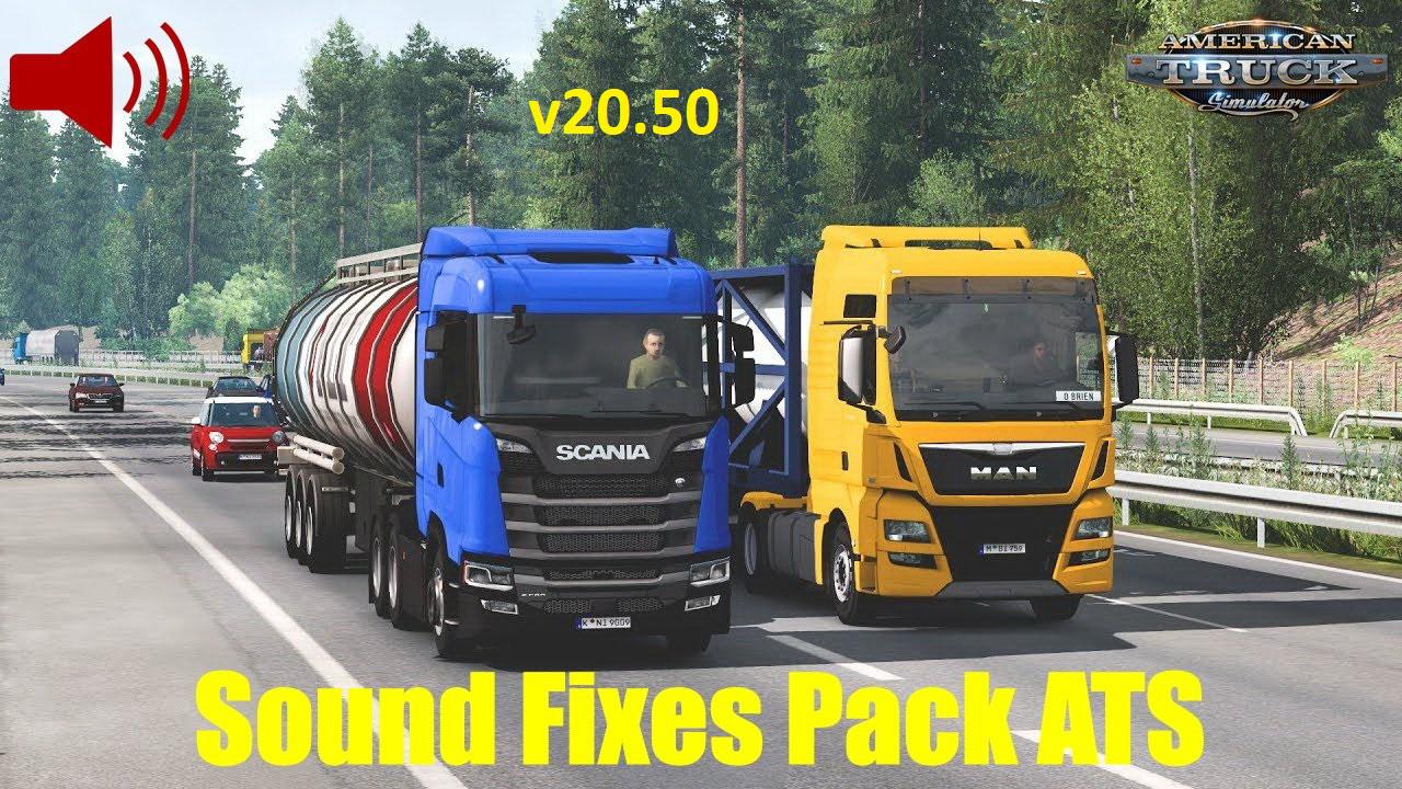 ATS - Sound Fixes Pack V20.50 (1.38.x)