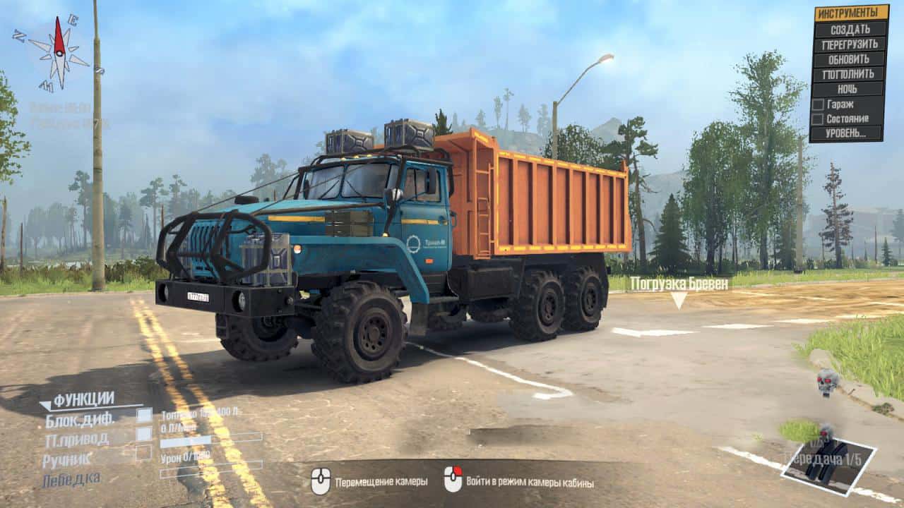Spintires:Mudrunner - Ural-4320-10 Truck V2.0