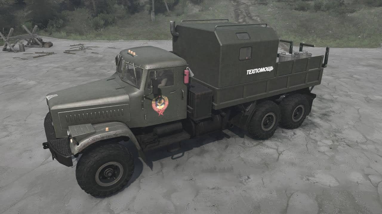 Spintires:Mudrunner - Kraz RSK Truck V30.06.20