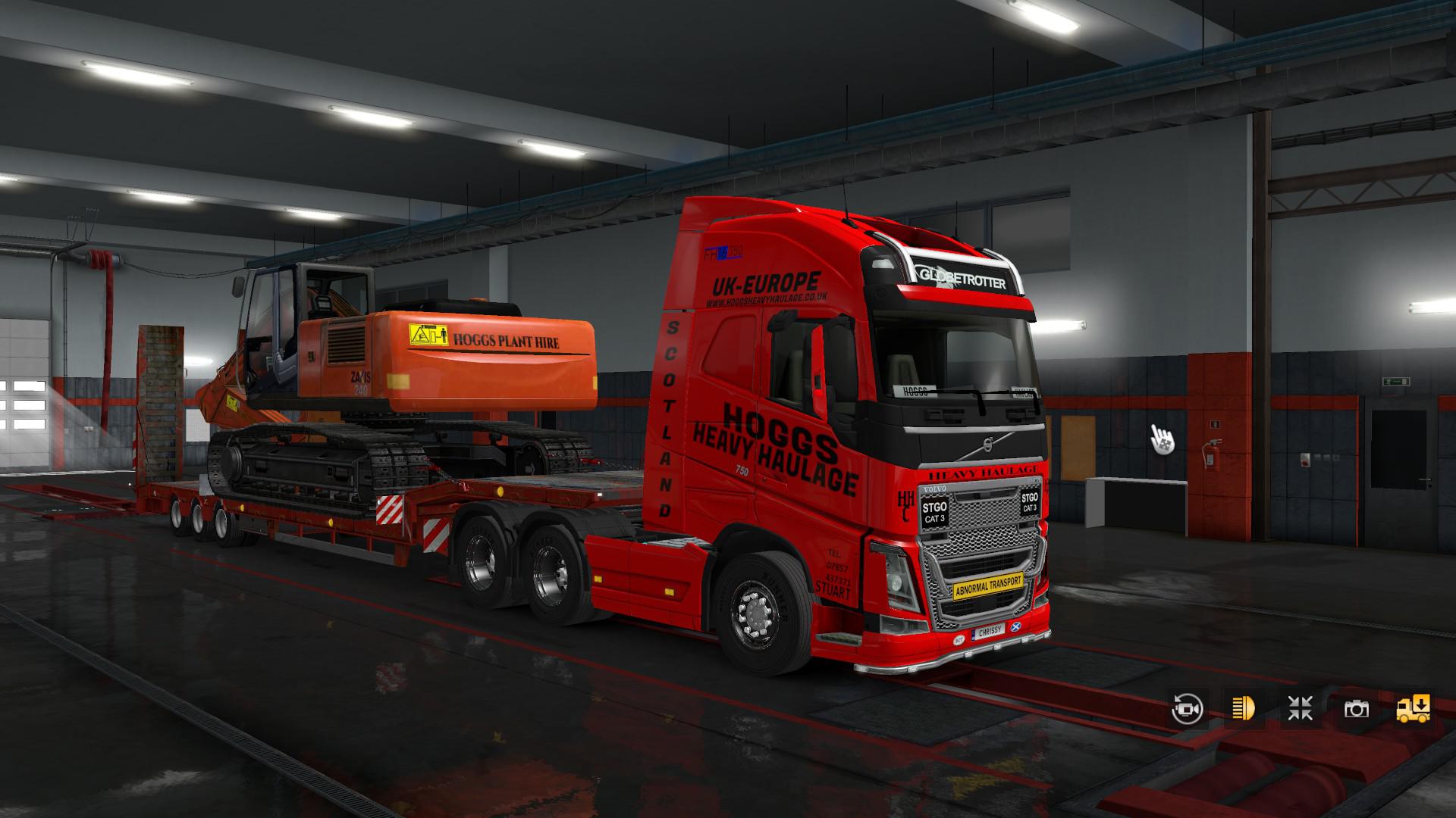 ETS2 - Volvo 2012 Hoggs Heavy Haulage Skin V1.0 (1.36.x)