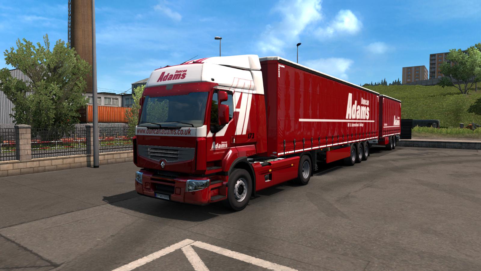 ETS2 - Renault Premium Adams Combo Skin V1.0 (1.36.x)
