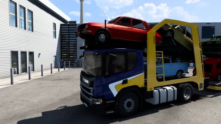 ETS2 - NextGen Scania P (Eugene) Car Transport V5.0 (1.40.3)