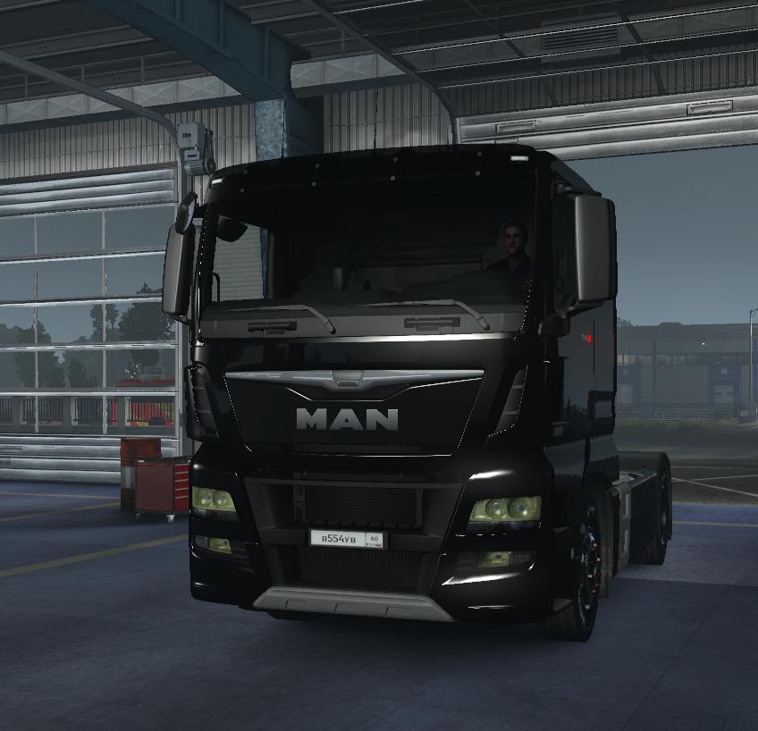 ETS2 - MAN TGX Angel Eyes Mod (1.35.X)