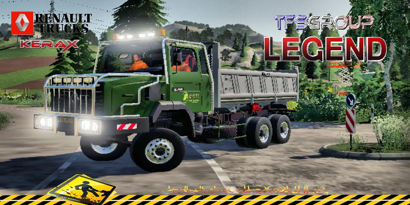 FS19 - Renault C280 6x4 Kerax V1.5