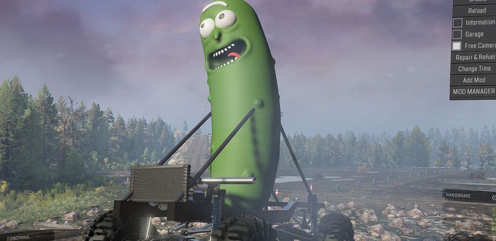 SnowRunner - Frogs Pickle Rick Mobile (Parade Float) V1.0
