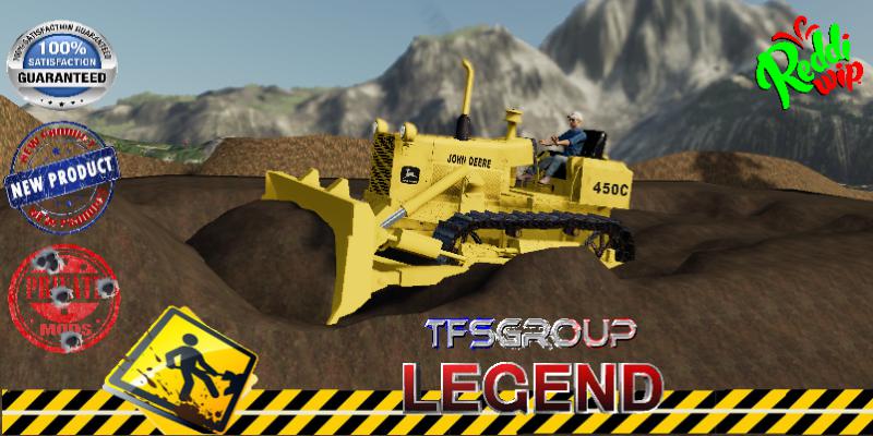FS19 - Dozer John Deere 450 C V1.5