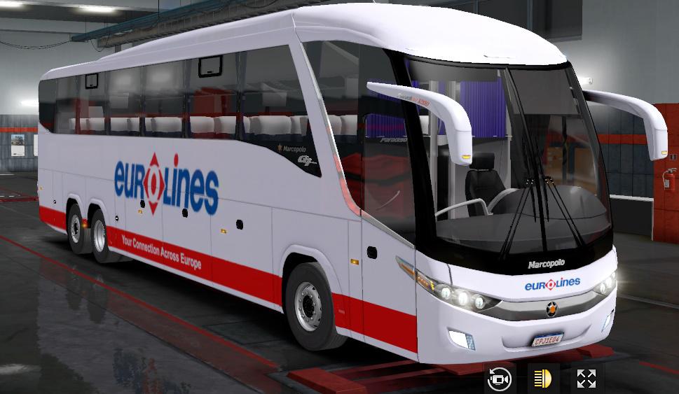 ETS2 - Marcopolo G7 1200 Facelift Bus V2.5 (1.36.x)