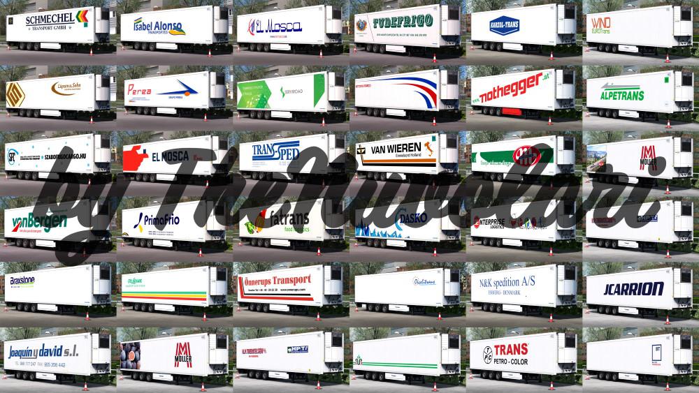 ETS2 - Krone Cool Liner Mega Skinpack V1.7 (1.37.x)