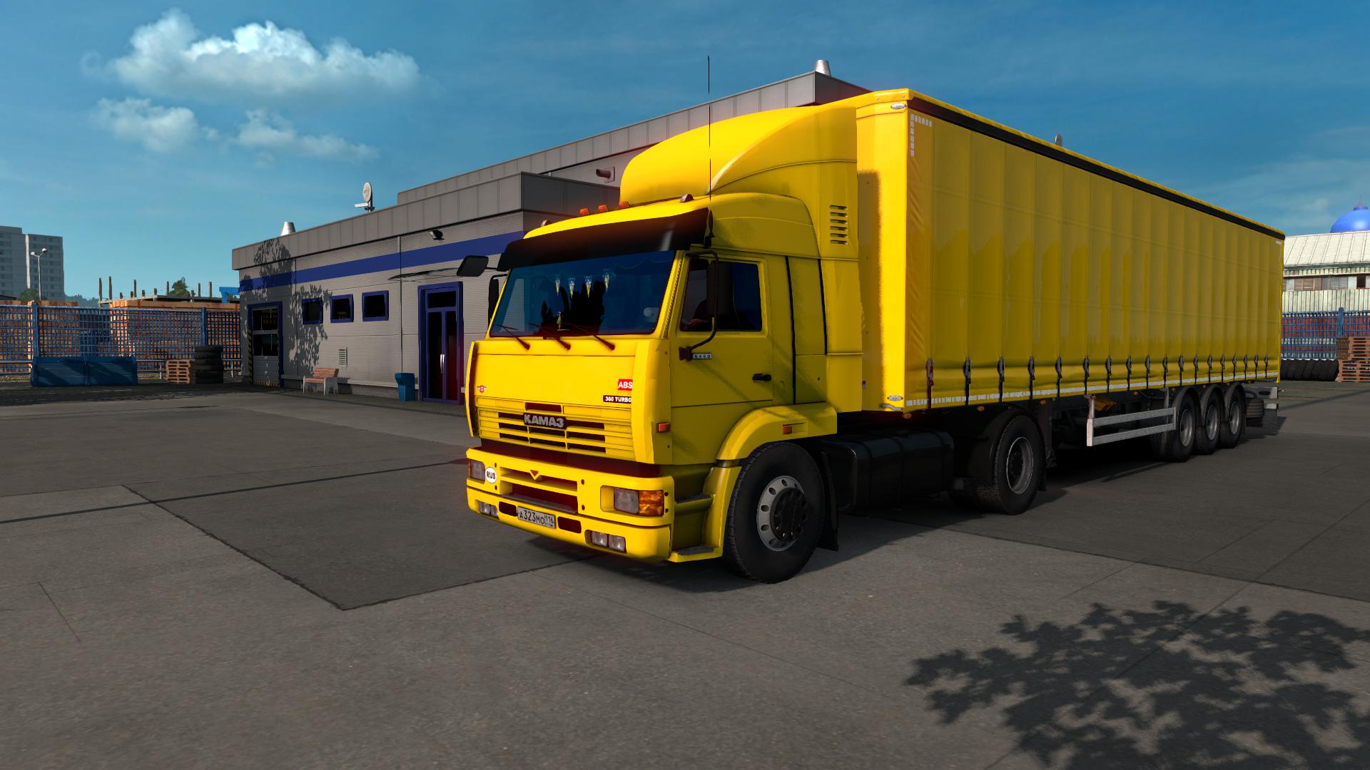 скачать мод на камаз из дальнобойщиков на euro truck simulator 2 на фото 69