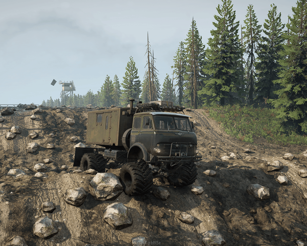 SnowRunner - The Truck Night In America Recreation V1.0
