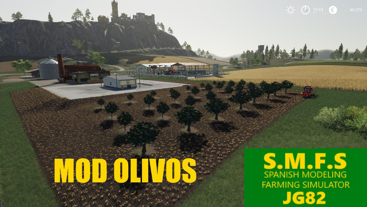 FS19 - Olive Tree Pack V1.0