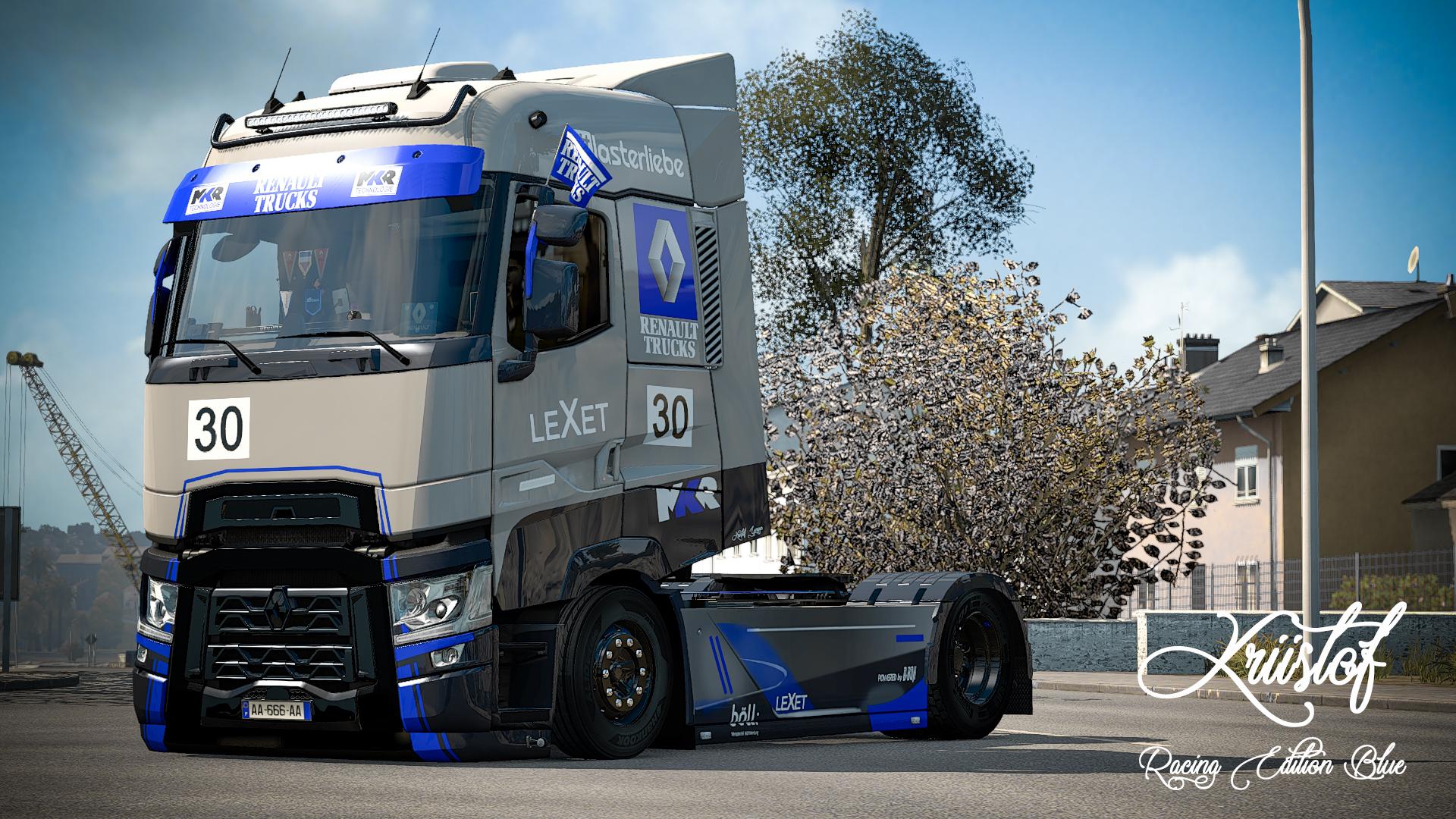 ETS2 - Renault Racing Edition Blue (1.37.x)