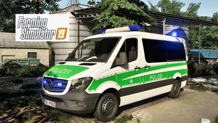 FS19 - Mercedes-Benz Sprinter Polizei Bayern V1.0