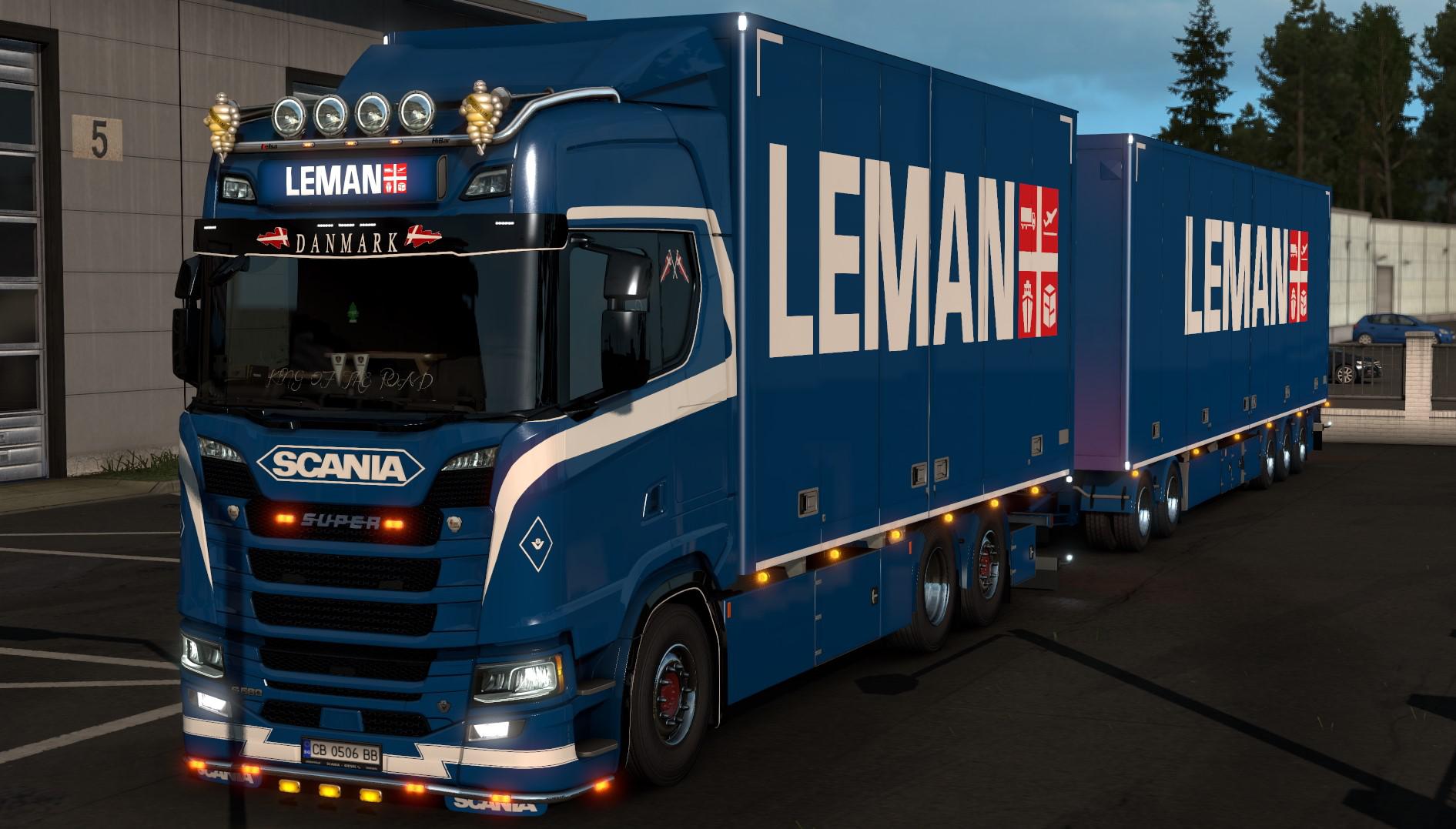 ETS2 Leman Tandem V1.2 (1.38.x) Euro Truck Simulator 2