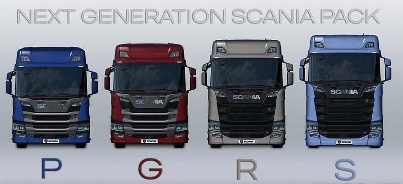 ETS2 - NextGen Scania P, G, R, S FMod & Open Window V2.3 (1.39.x)