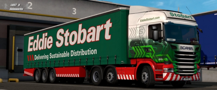 ETS2 - Eddie Stobart Scania R Skinpack V1.1 (1.40.x)