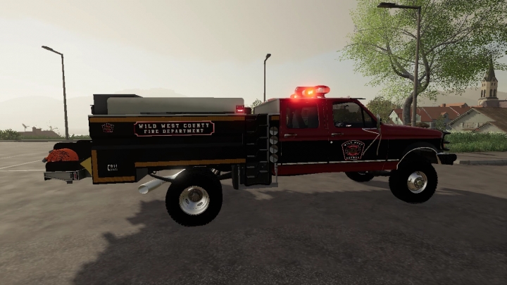 us fire truck on fs19