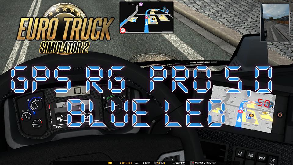 ETS2 - GPS RG Pro Blue Led V5 (1.38.x)