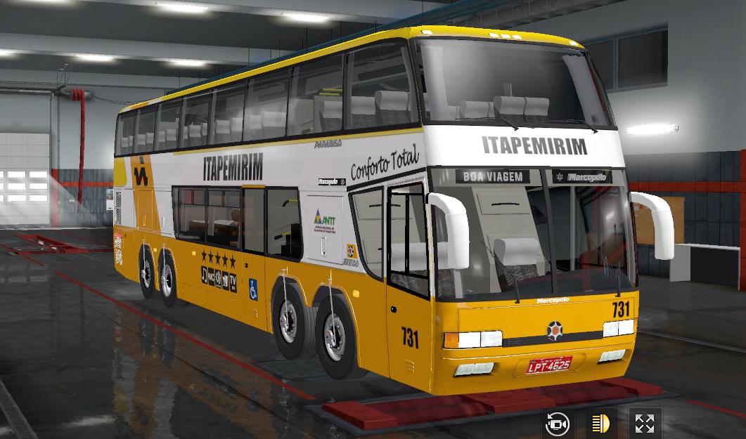 ETS2 - Marcopolo GV 1800 DD Bus V2.0 (1.36.x)