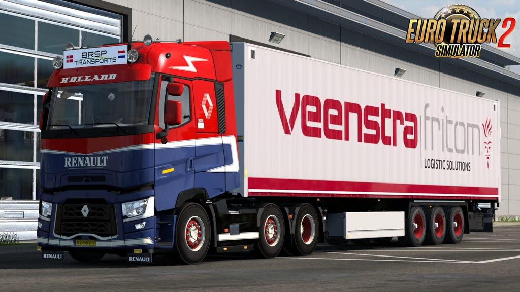ETS2 - A bit lowered Renault T Chassis Mod (1.35.x)