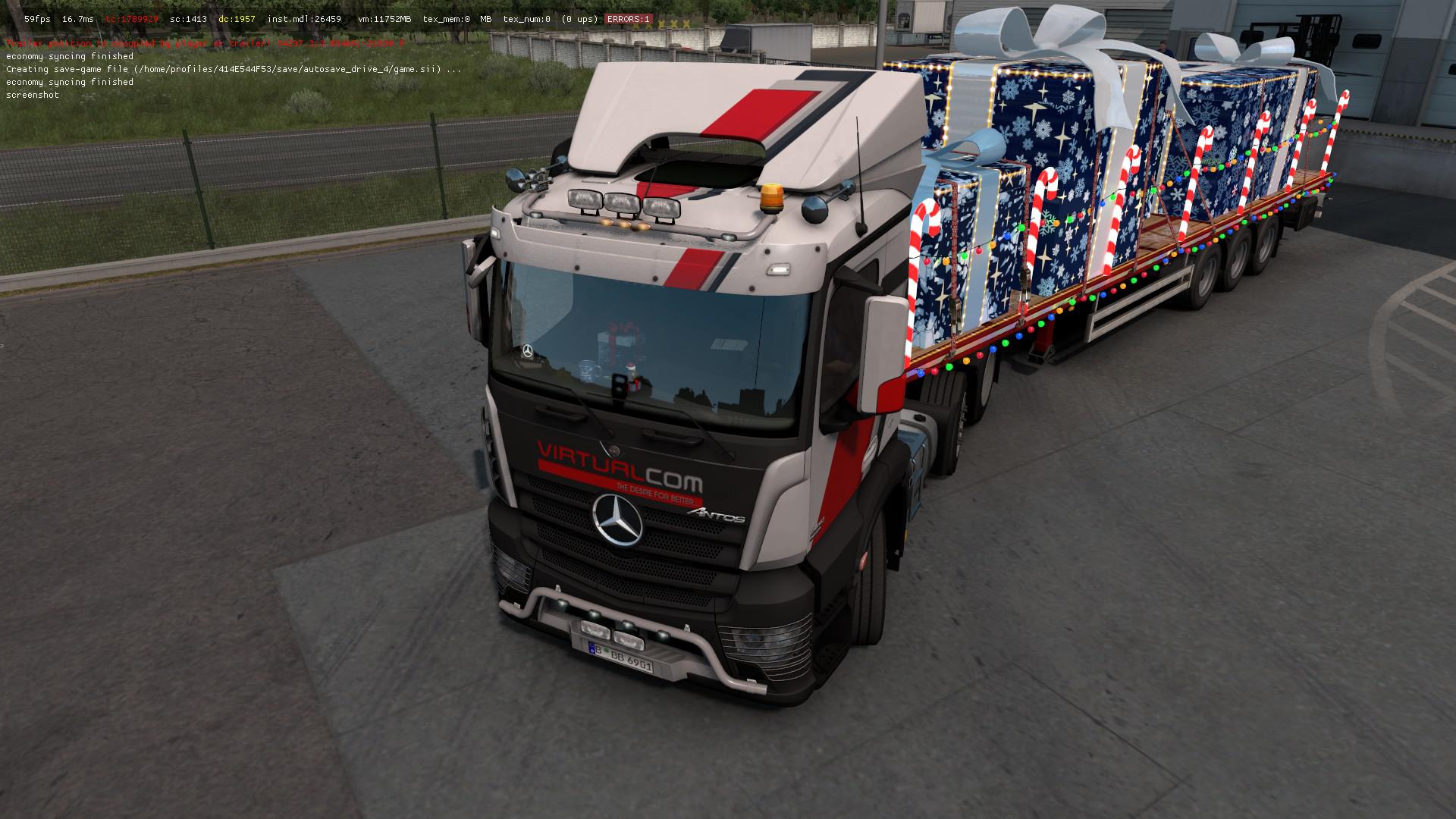 ETS2 - Mercedes Antos 12 Truck (1.39.x)