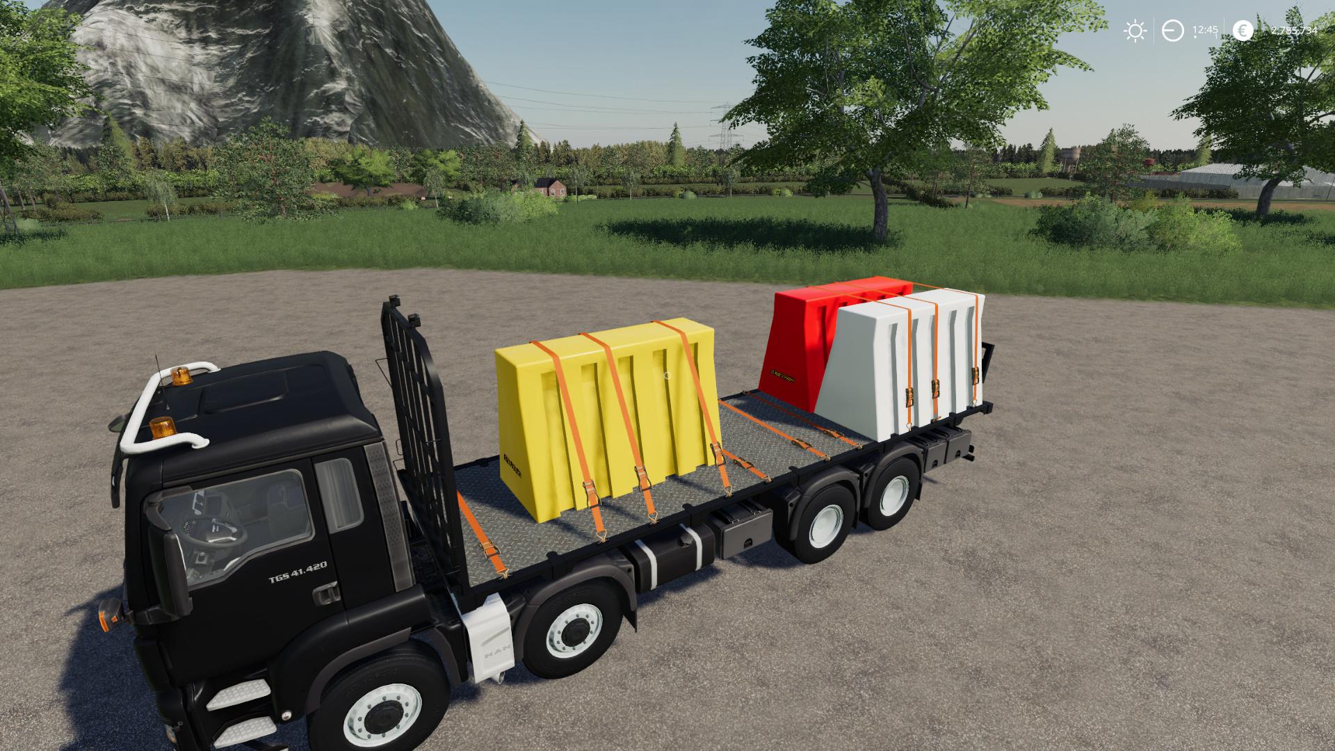 FS19 - Plastic Road Barrier Pack V1