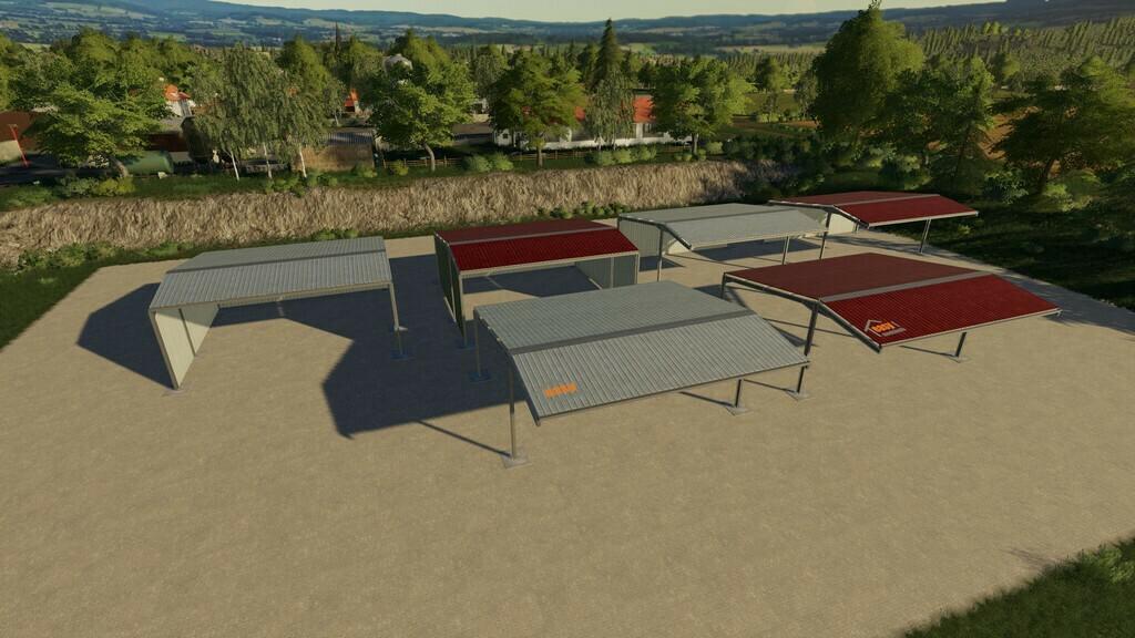 FS19 - EasyShed Set Prefab V1.1