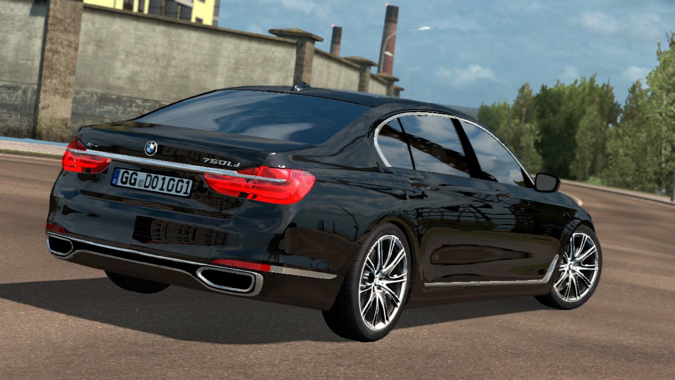 ETS2 - BMW 750Ld Car Mod (1.35.x)