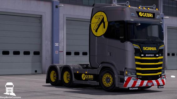 ETS2 - Scania S Gebri Skin V1.0 (1.35.X)