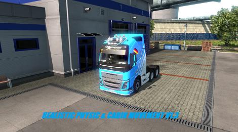 ETS2 - Realistic Physic and Cabin Movement V1.3 (1.36.x)