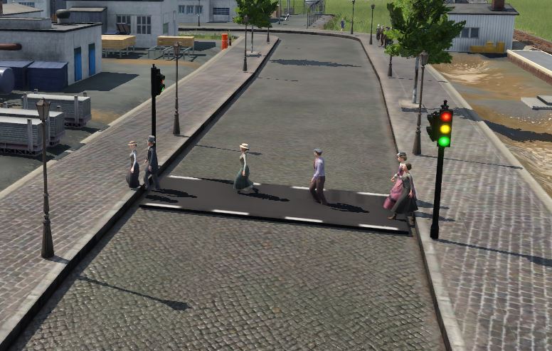 Transport Fever 2 - UK Road Crossings