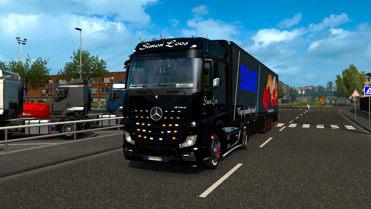 ETS2 - Mercedes New Actros Simon Loos Skin V1.1 (1.35.X) | Euro Truck ...