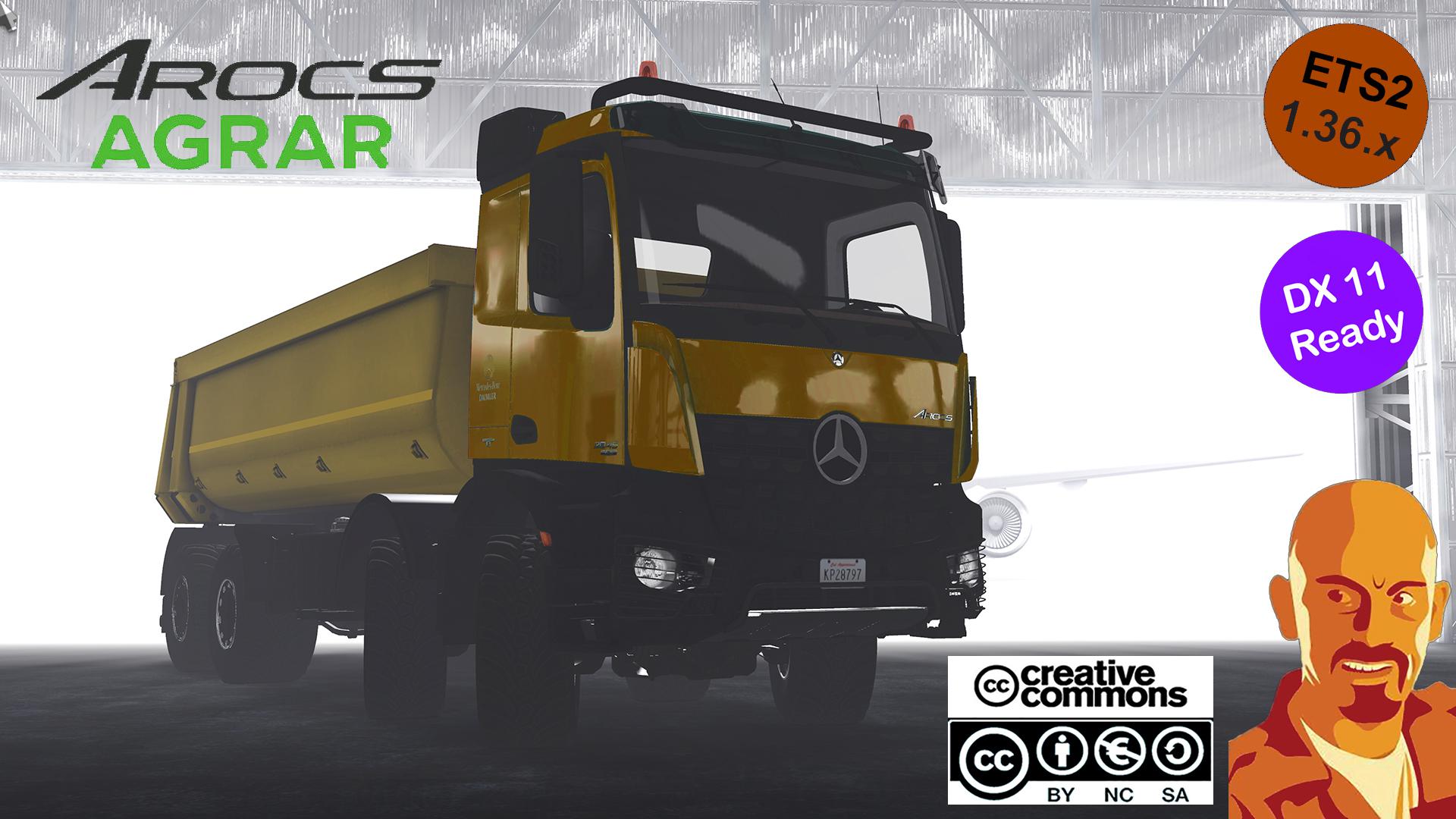 ETS2 - Mercedes-Benz Arocs Agrar Truck (1.36.x)