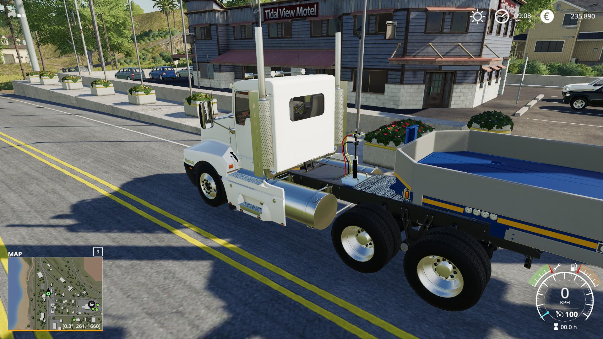 FS19 - Kenworth T600 DayCab Americanized Truck V1.0 | Farming Simulator ...