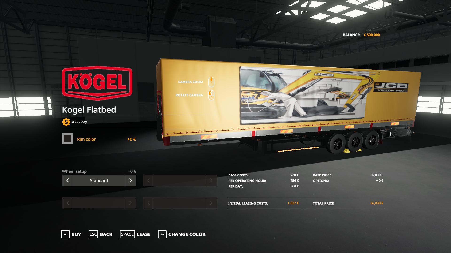 FS19 - Kogel Autoloader JCB Trailer V1.0