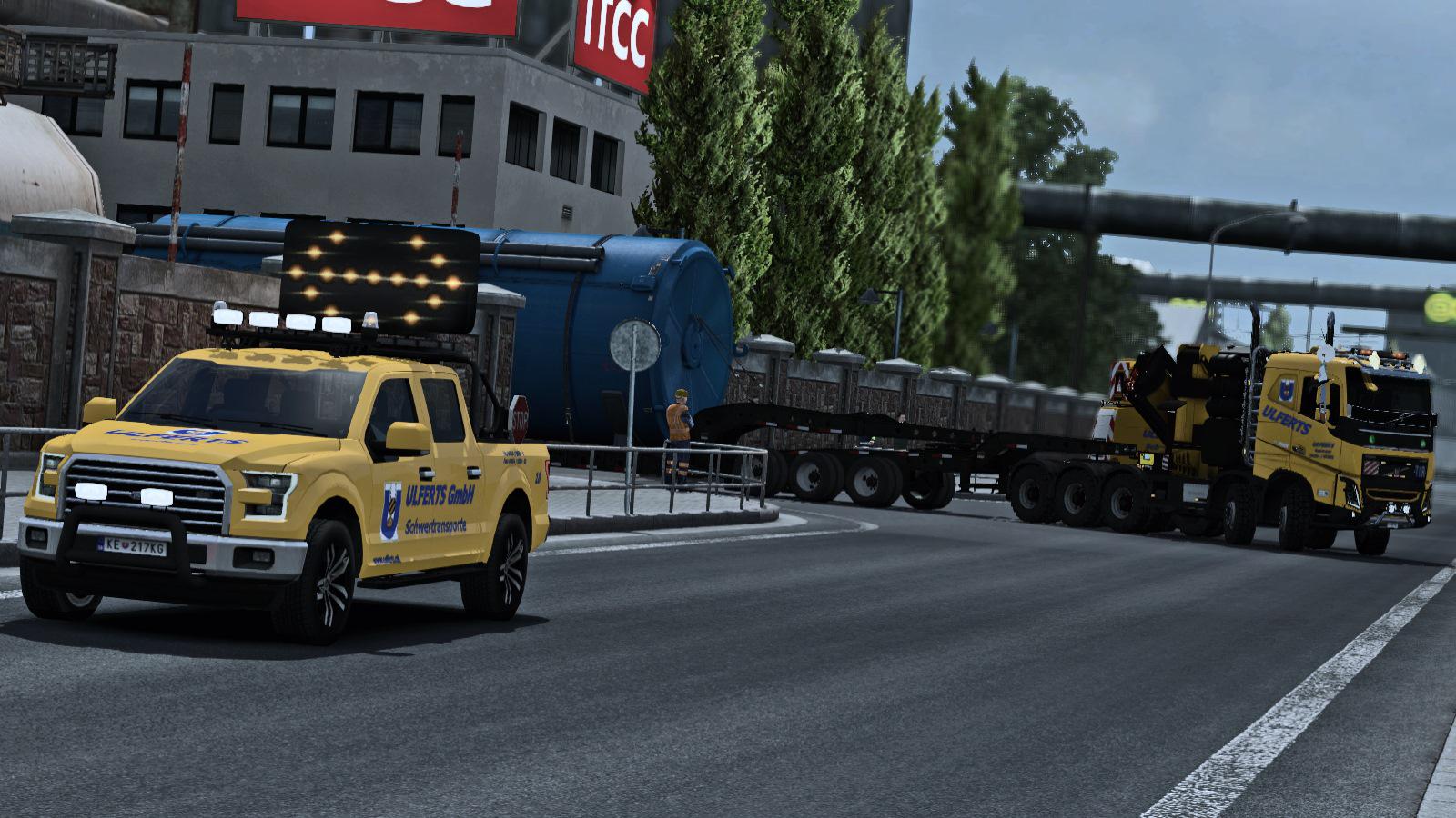 ETS2 - Improved Pilot And Escort Vehicles (1.36.x) | Euro Truck ...