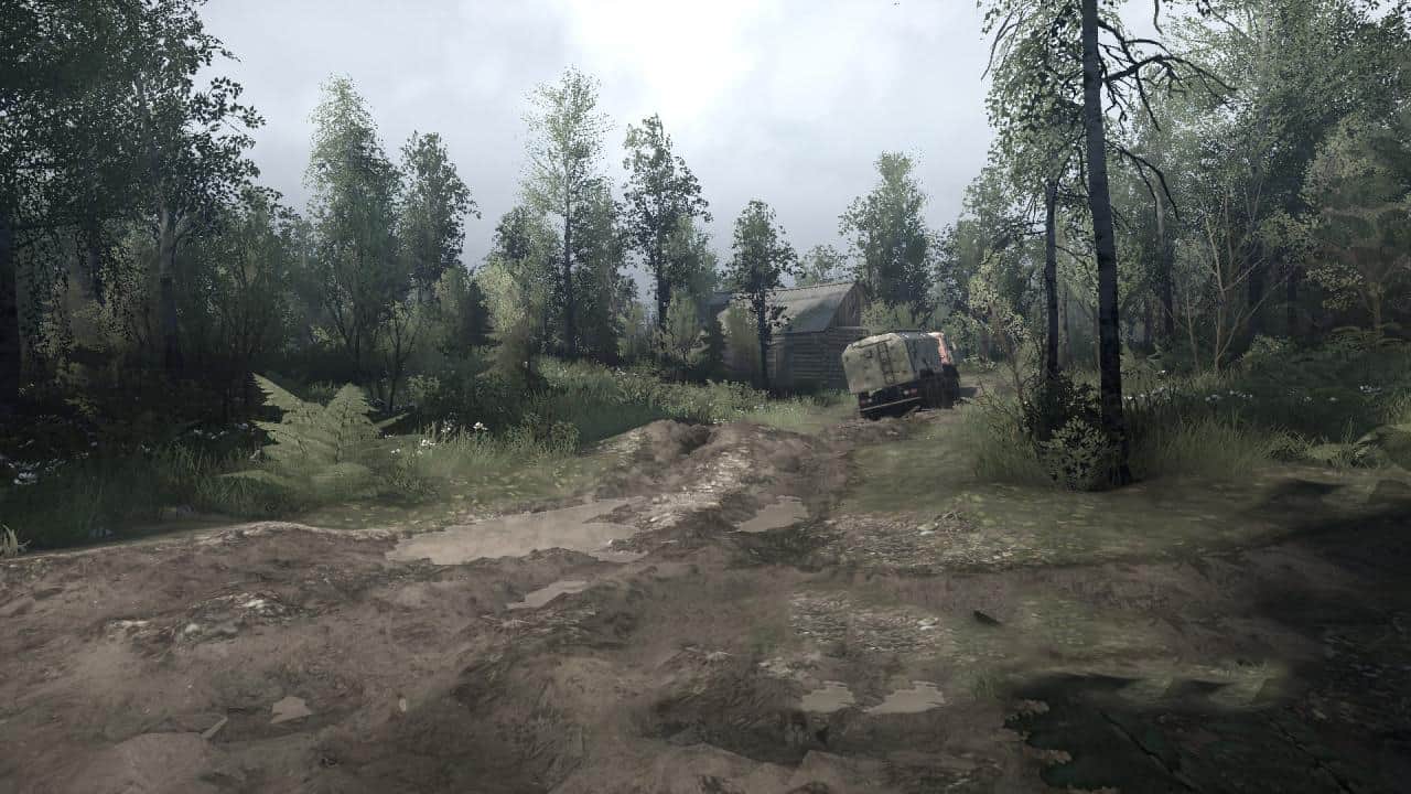 Spintires:Mudrunner - Forest Mountain Roads Map V1