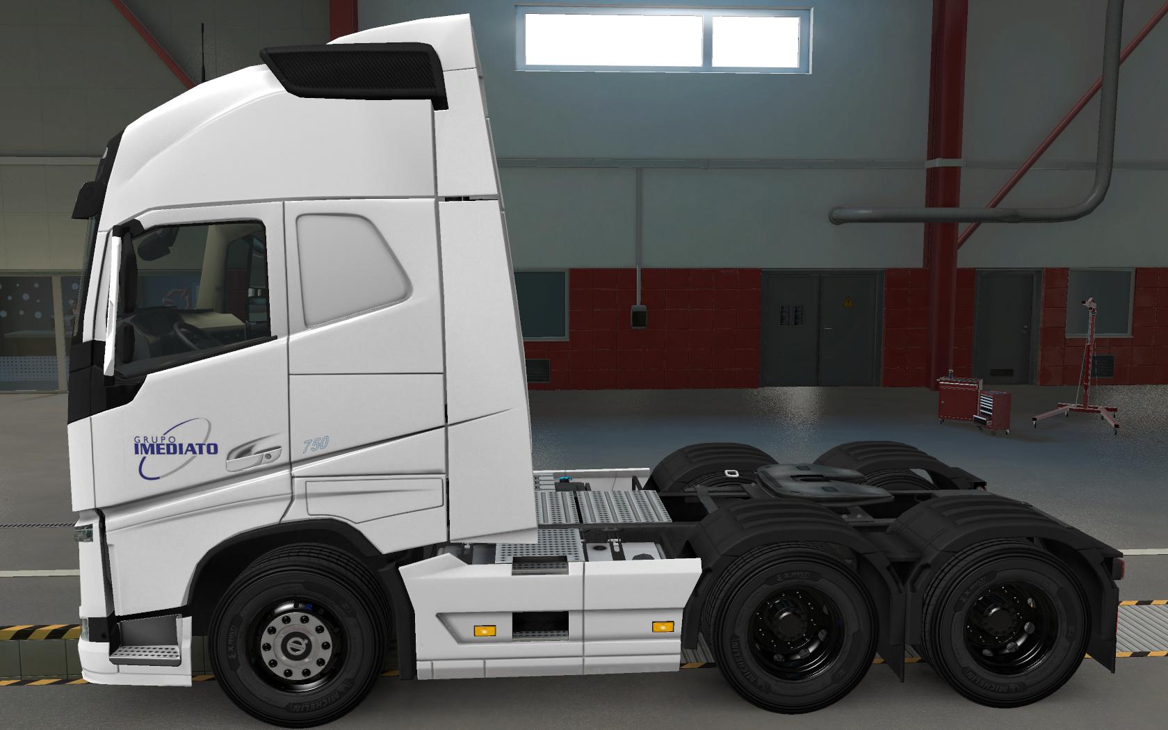 Ets2 Volvo Fh16 2012 Imediato Transportes Skin 1 37 X Euro Truck