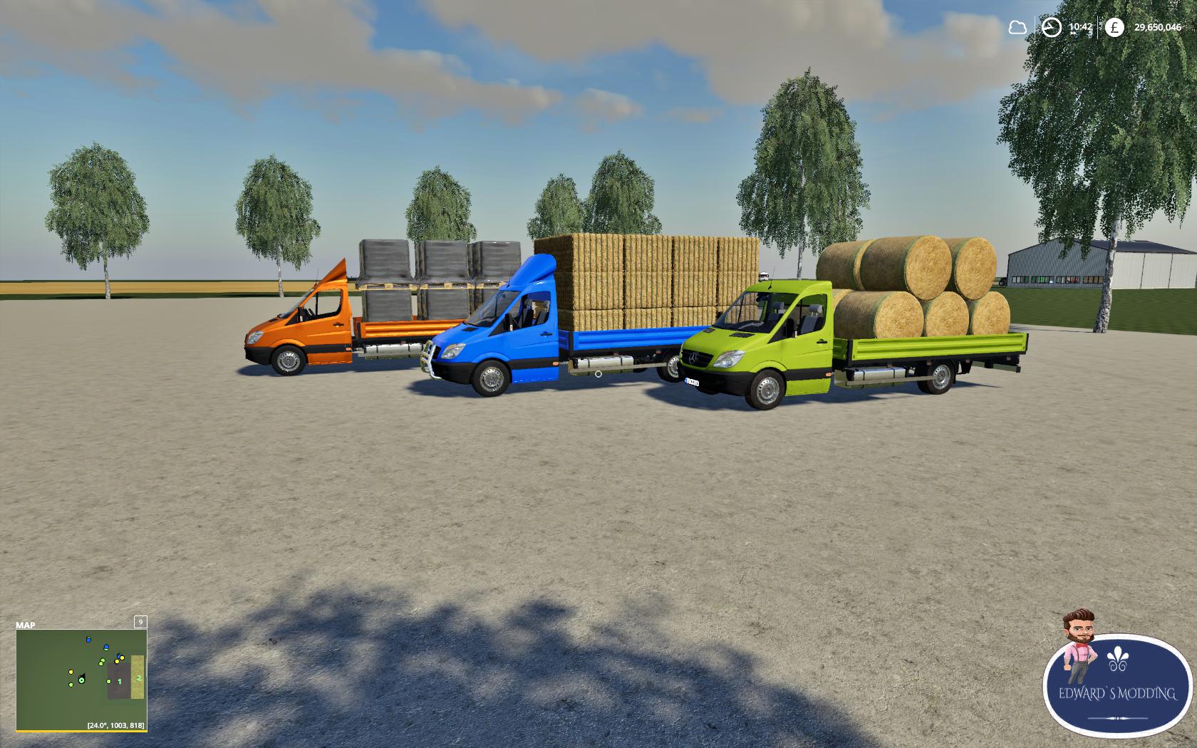 FS19 - Mercedes Sprinter Pickup V1.2