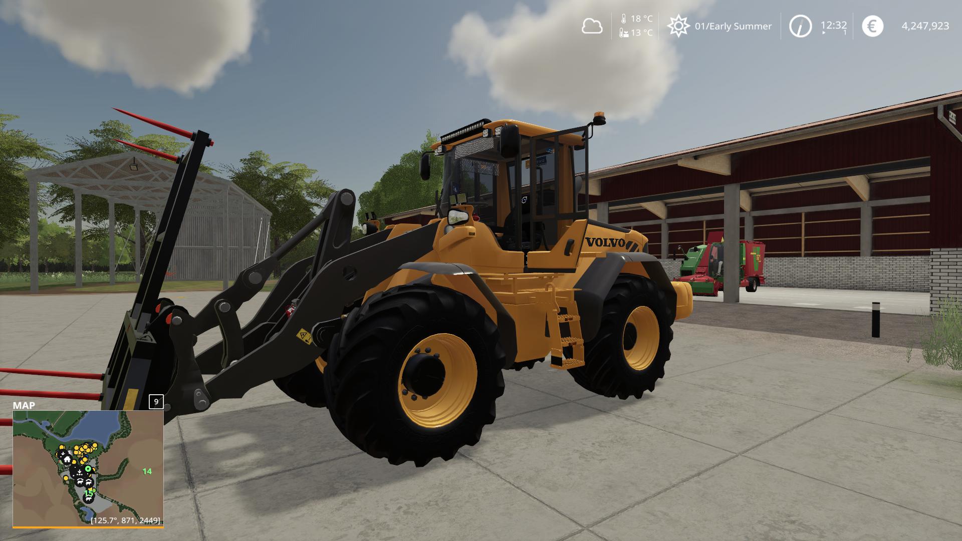 FS19 - Volvo L60-L90 with Tools V5.1 | Farming Simulator 19 | Mods.club