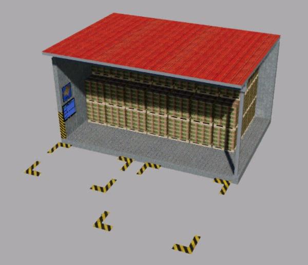 FS19 - Warehouse for Pallets Multimap2019 V1.0