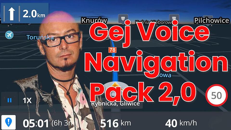 ETS2 - Gej Voice Navigation Pack V2.0 (1.37.x)