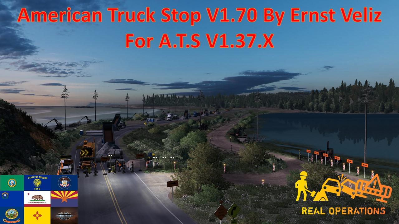 ATS - American Truck Stop V1.70 (1.37.x)
