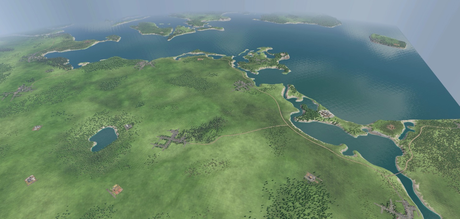 Transport Fever 2 - Ostsee Map (Baltic Sea)
