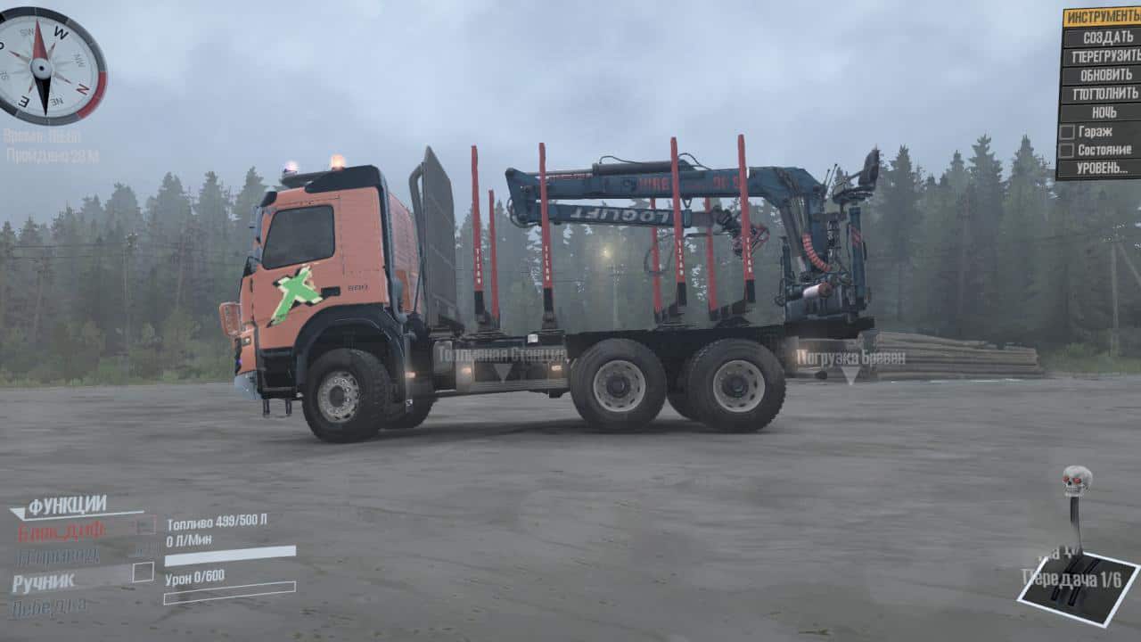 Spintires:Mudrunner - Volvo FMX Truck V1