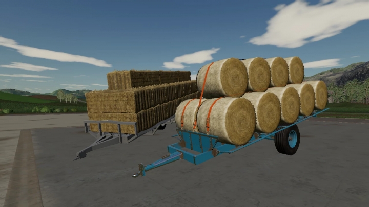 FS19 - Hungarian Homemade Bale Trailer V1.0