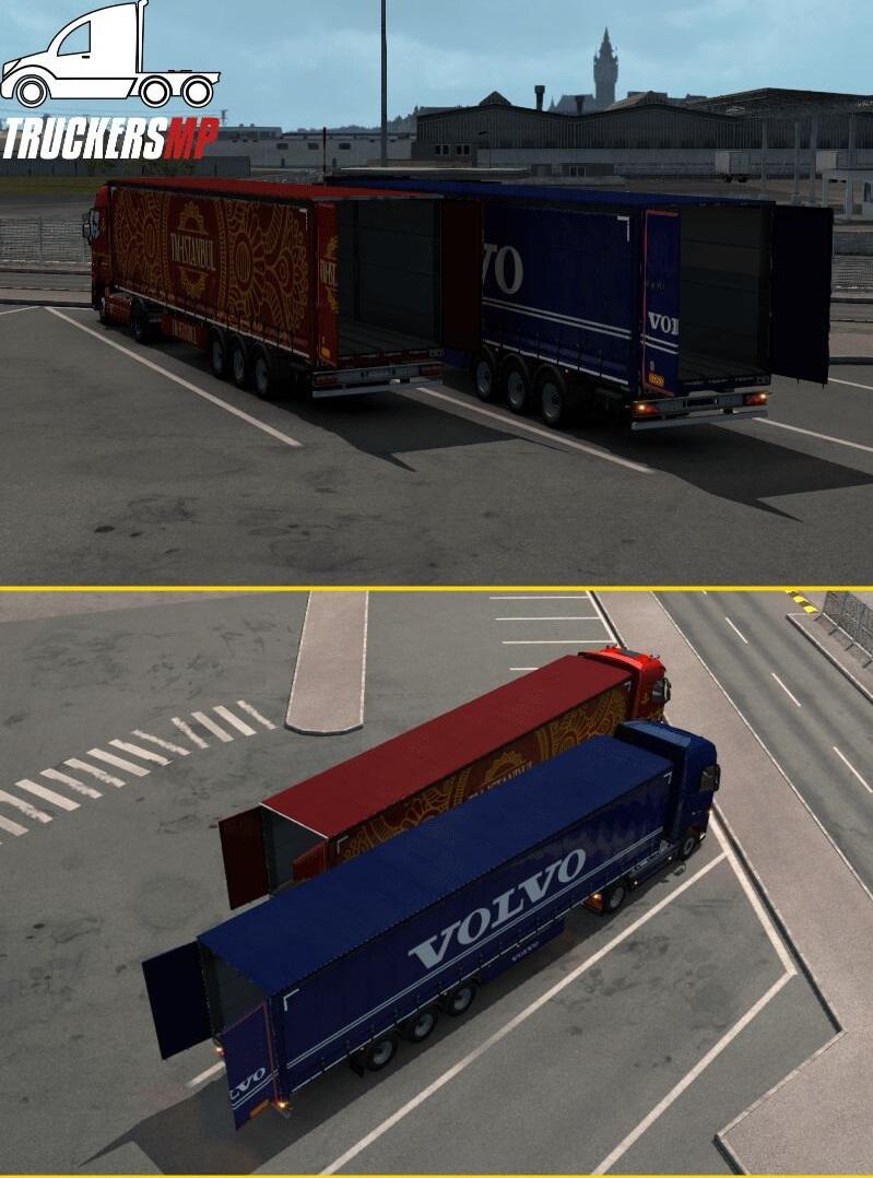 ETS2 - Openable Trailerdoors MP (1.39.x)