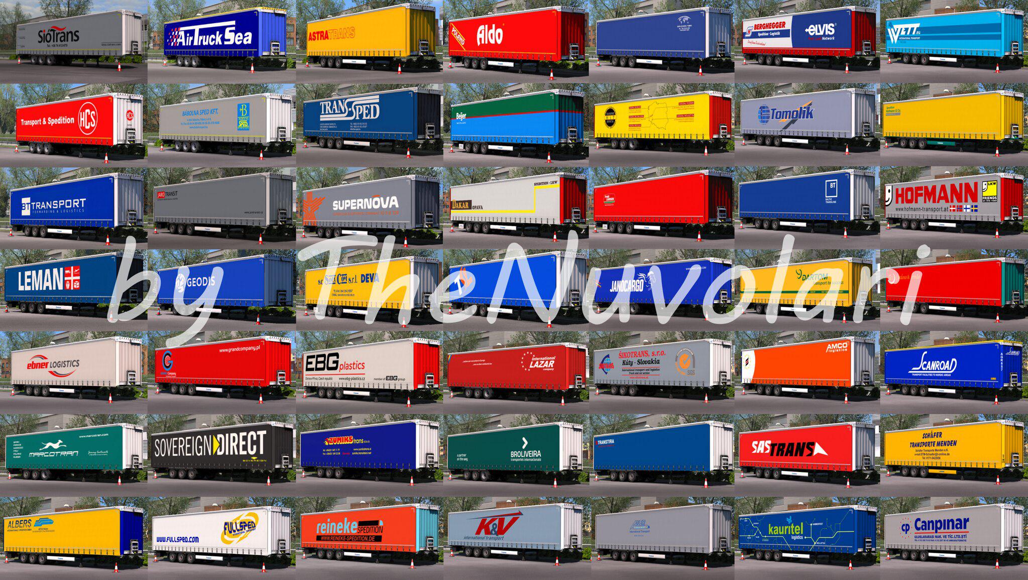ETS2 - Krone Megaliner Skinpack V1.9 (1.35.X)