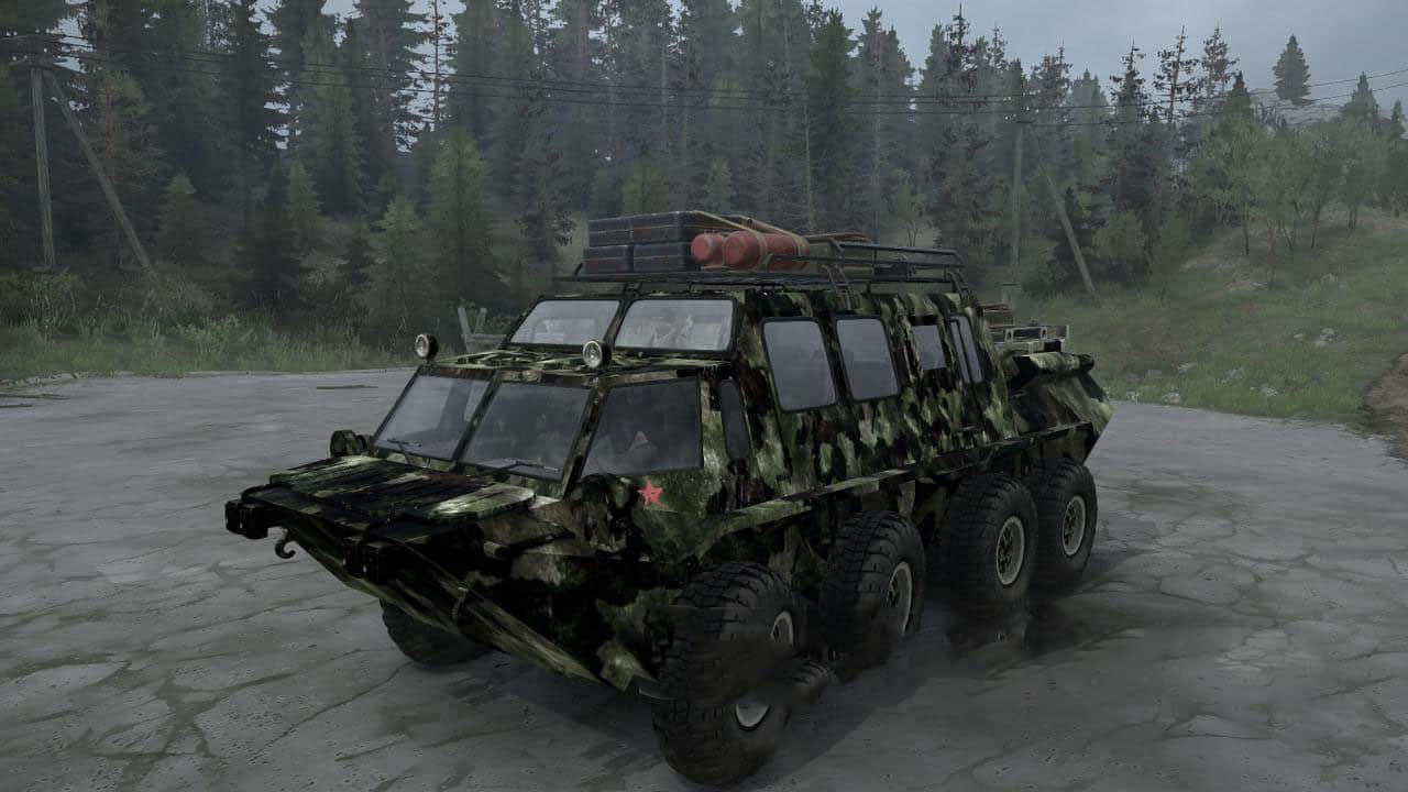 Spintires:Mudrunner - Gaz 59037 Textures V1