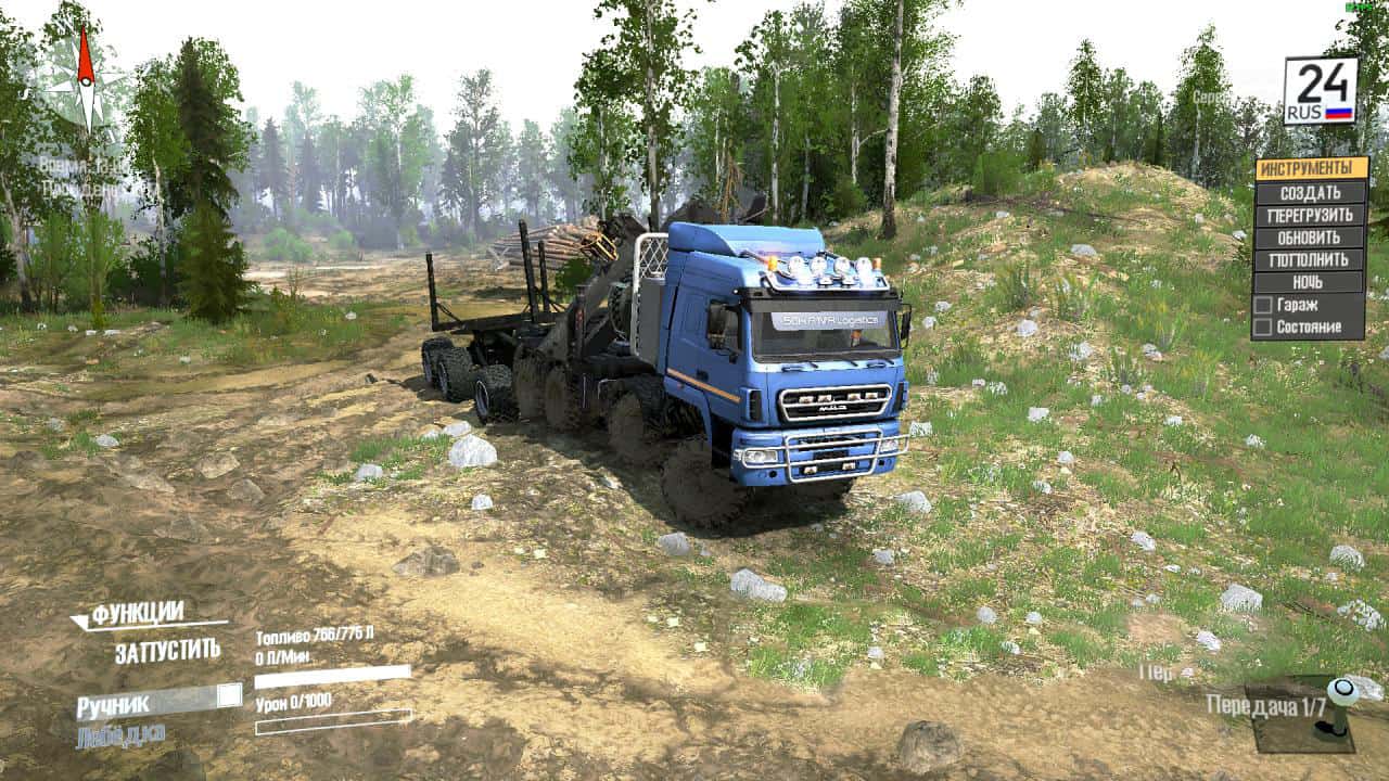 Spintires:Mudrunner - Maz 8x8 Truck V1.0